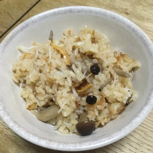 ホタテの炊き込みご飯